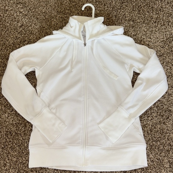 Athleta White Triumph Hoodie - Picture 1 of 7